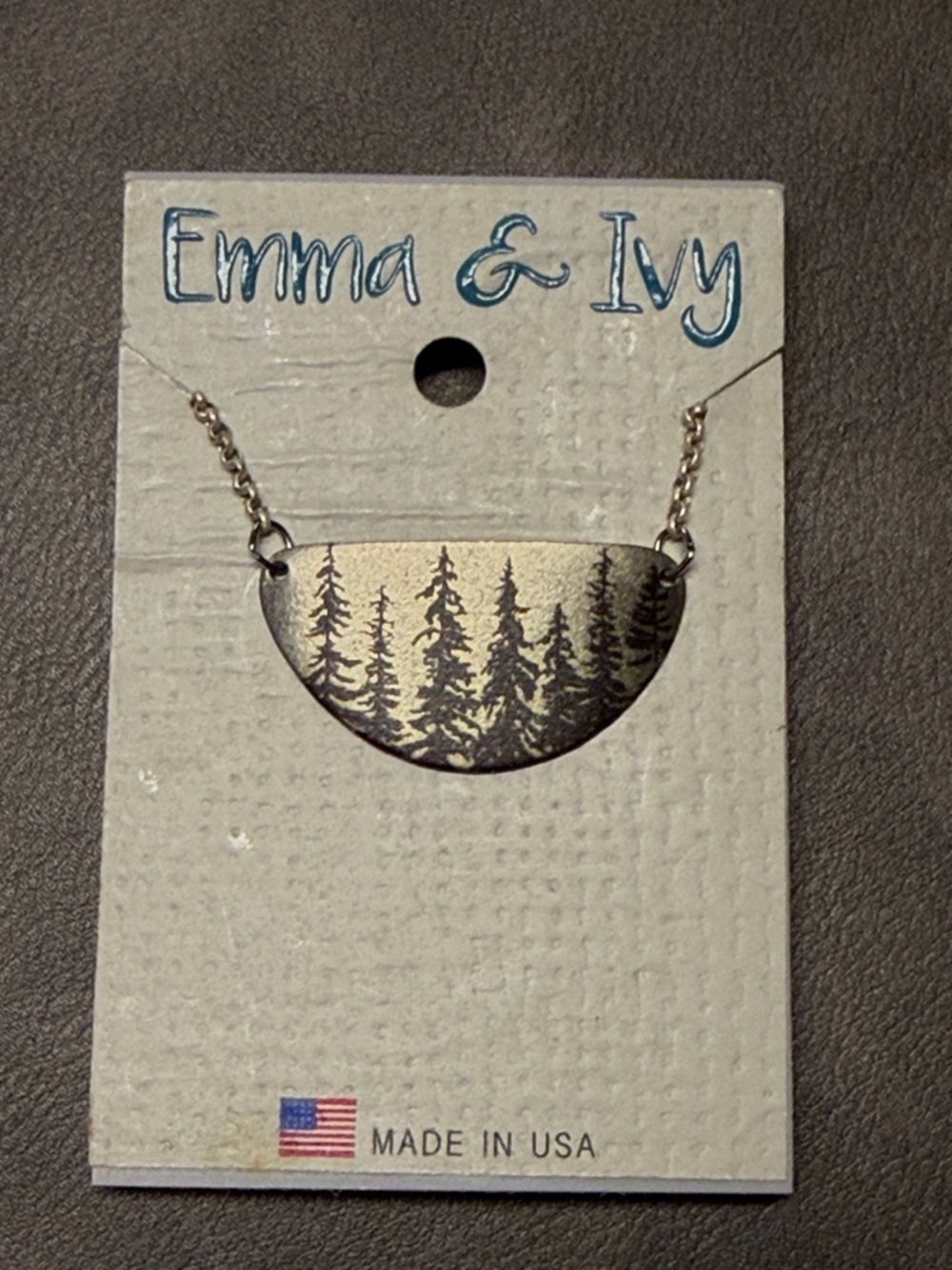 NWT Silver Forest Necklace